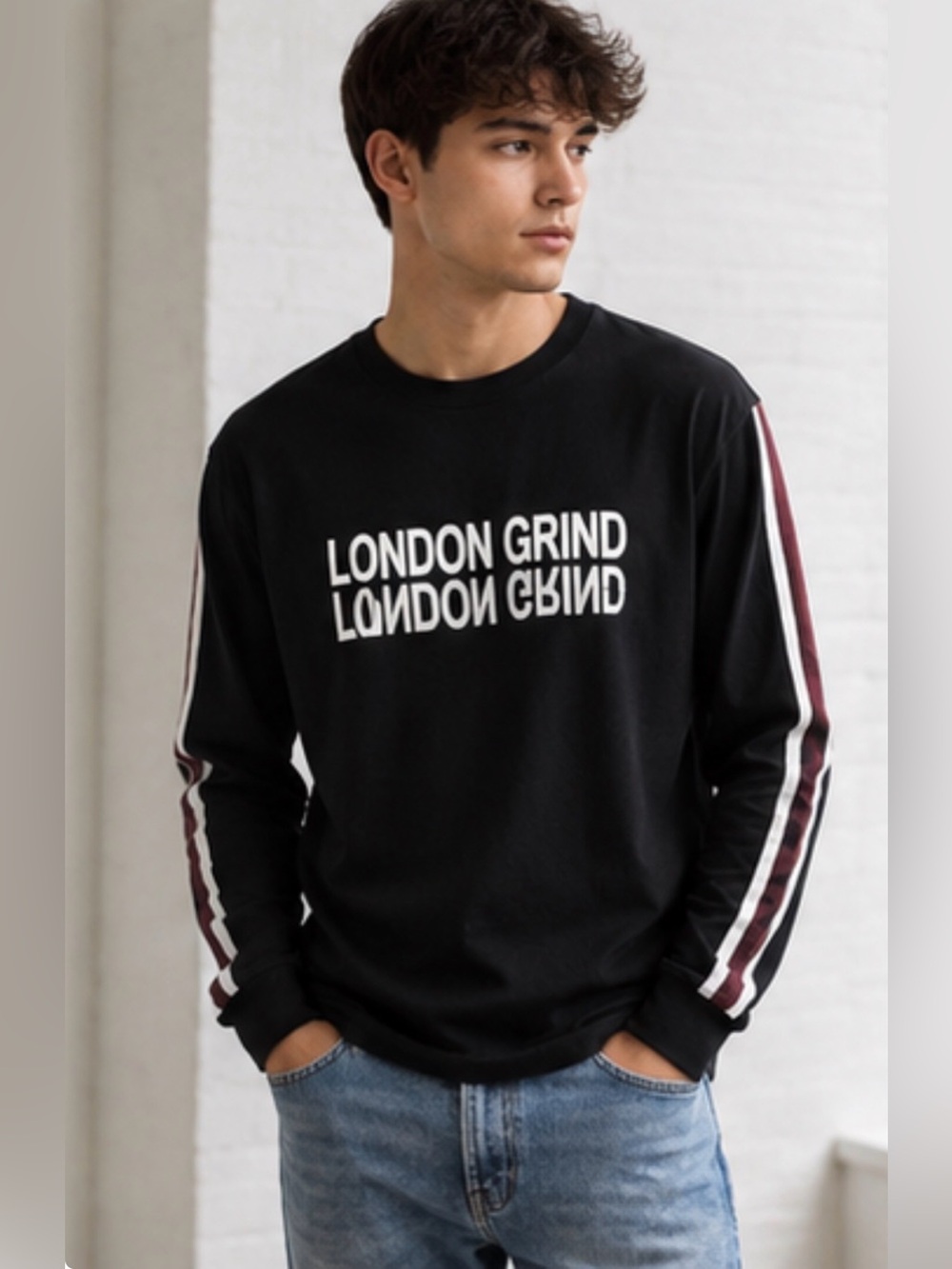 London Grind Shoreditch Long Sleeve Graphic Shirt – Size XL